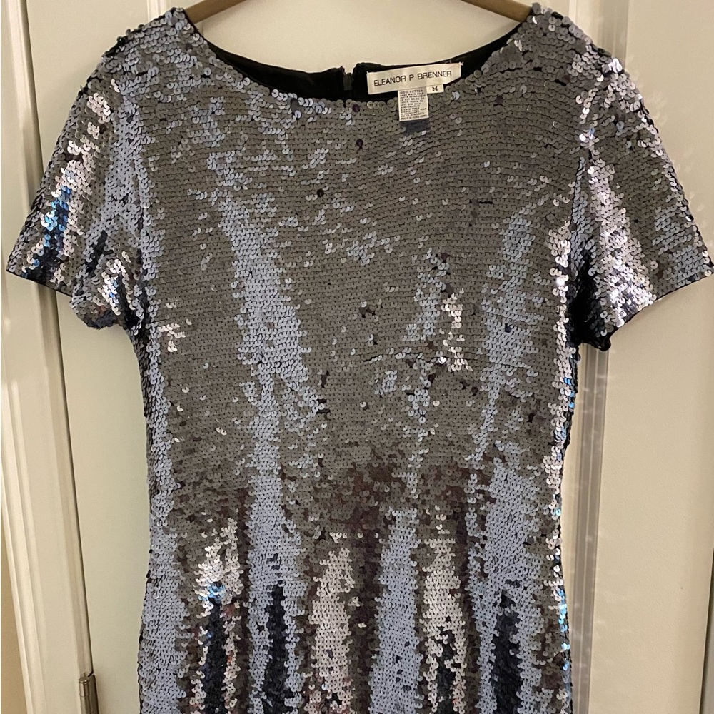 Eleanor Brenner Blue Sequins Dress “Vintage”